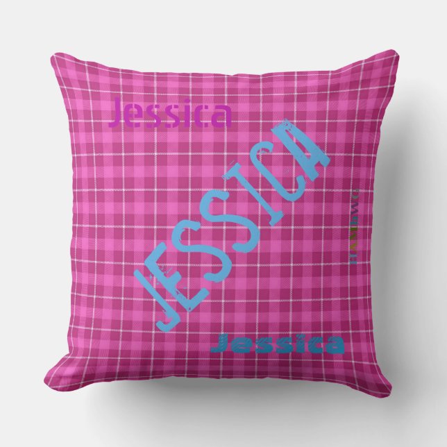 HAMbWG Vanity Coussin - Ajouter votre nom - Plaid  (Recto)