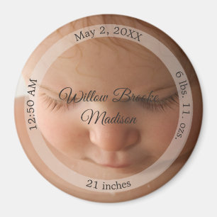 HAMbyWG - Annonce de naissance de bébé Magnet