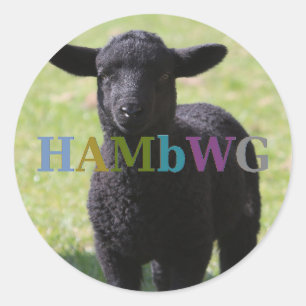 HAMbyWG - autocollants - moutons noirs