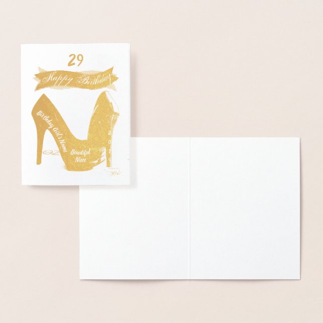 HAMByWG - Carte d'anniversaire pour la nièce - tal (Affichage)