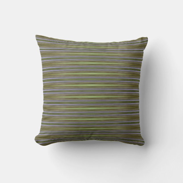 HAMbyWG - Coussin 16" - Marais (verts/bronze) (Recto)