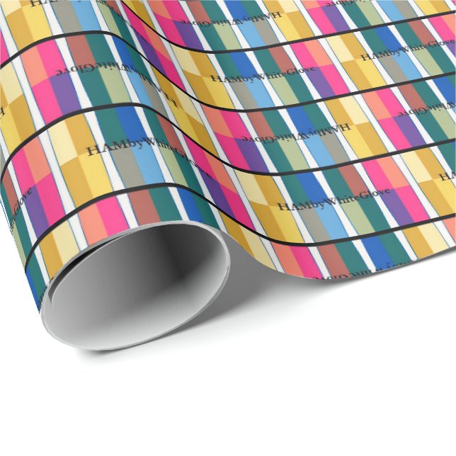 HAMbyWG - Enveloppement cadeau - Papier logo du co (Coin rond)