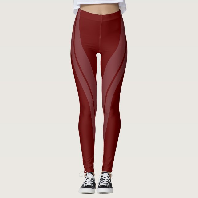 HAMbyWG - Leggings de compression - 2 tons/rouge f (Devant)