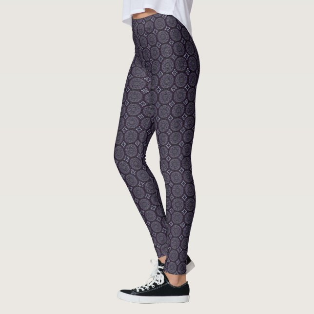 HAMbyWG - Leggings de compression - Inde Encre vio (Gauche)
