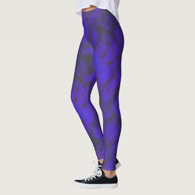 HAMbyWG - Leggings - Distresse Bleue Violette (Gauche)