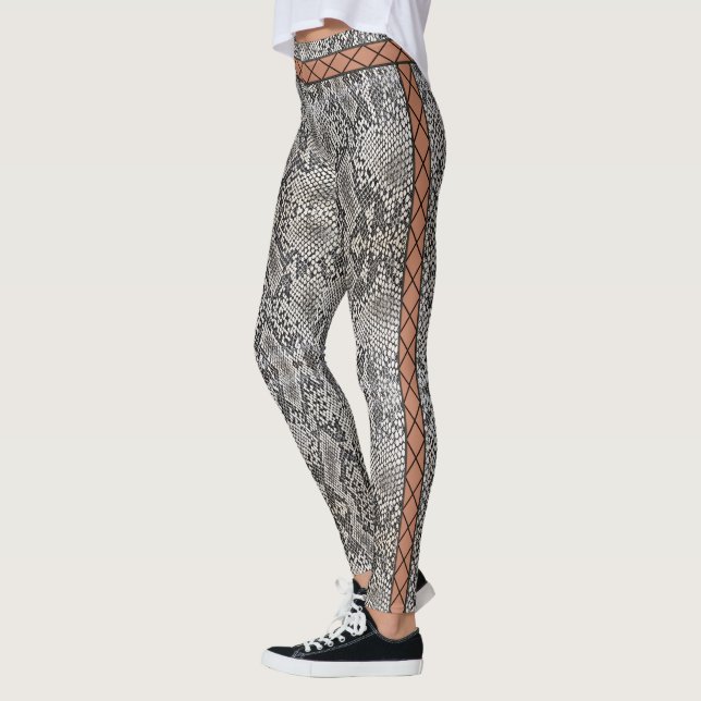 HAMbyWG - Leggings - Motif serpent - Couper le reg (Gauche)