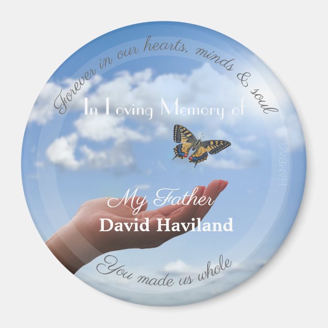 HAMbyWG - Libération manuelle d'un aimant papillon (Devant)