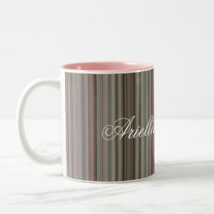 HAMbyWG - Mug de café - Bandes de mauve