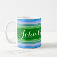 HAMbyWG - Mug de café - dégradé bleu et vert