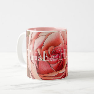 HAMbyWG - Mug de café - Rose de pêche