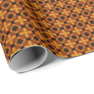 HAMbyWG - Papier Cadeau - Art Déco Noir Ambre