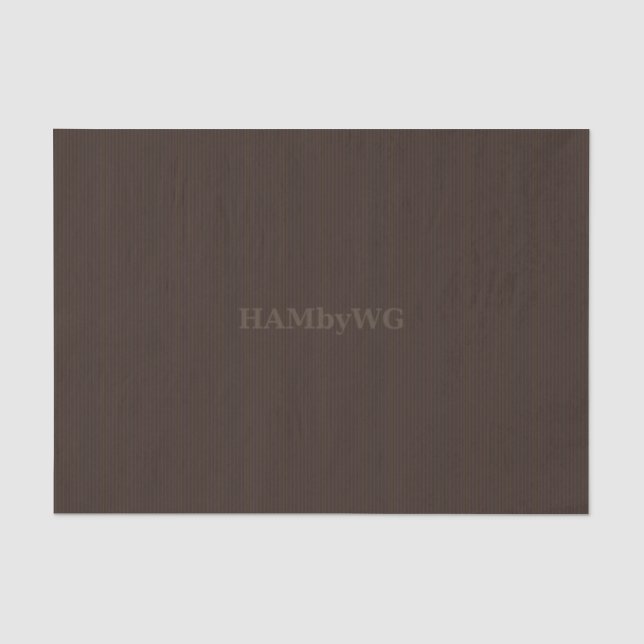 HAMbyWG - Papier de soie - Marron Chocolat (Recto)