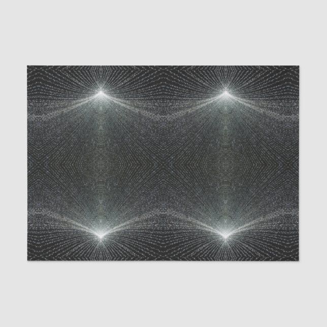 HAMbyWG - Papier de soie - Noir avec lumières (Recto)