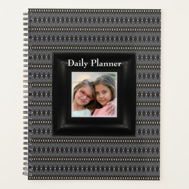 HAMbyWG - Photo Daily Planner - Blue & Creme (Devant)
