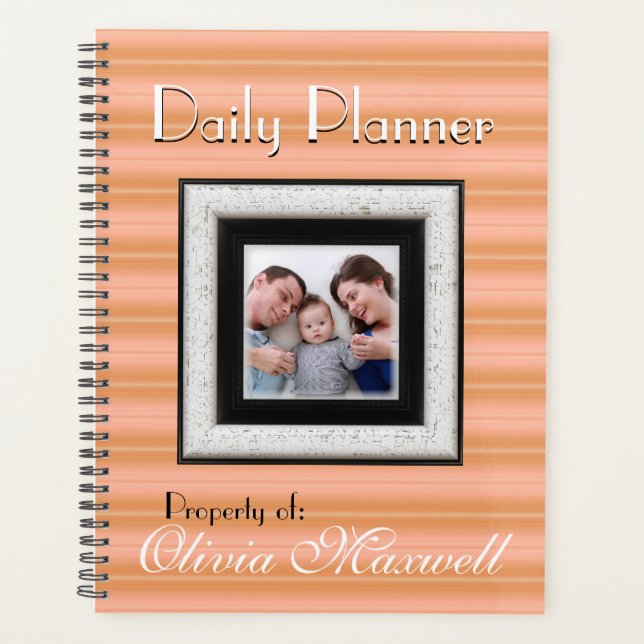 HAMbyWG - Photo Daily Planner - Orange Chiffon (Devant)