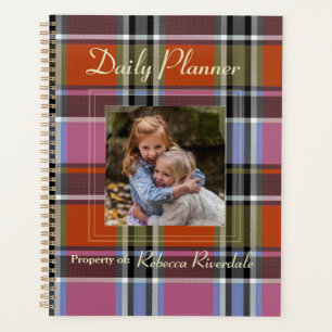 HAMbyWG - Planificateur quotidien photo - Plaid or