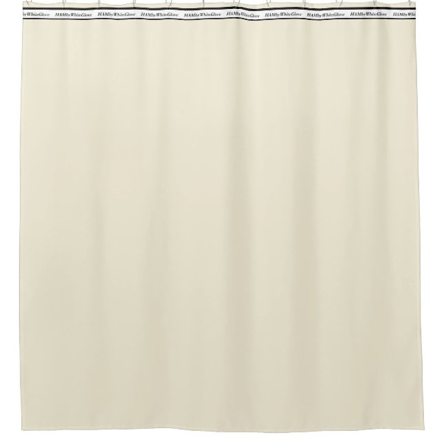 HAMbyWG - Rideau de douche - Beige clair (Devant)