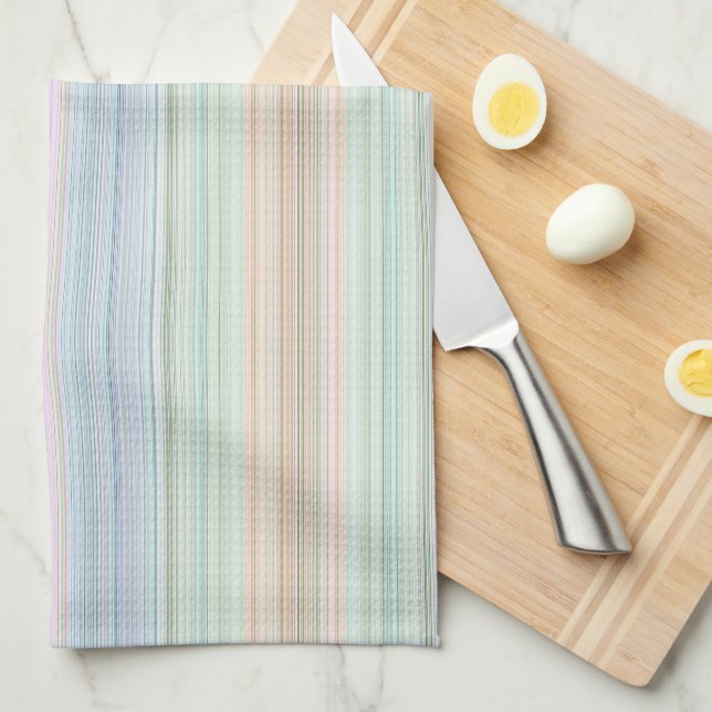 HAMbyWG - Serviette de cuisine - Pastel Gradient (Quart Plié)