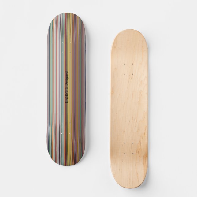 HAMbyWG - Skateboard - Clay Stripes (Recto)