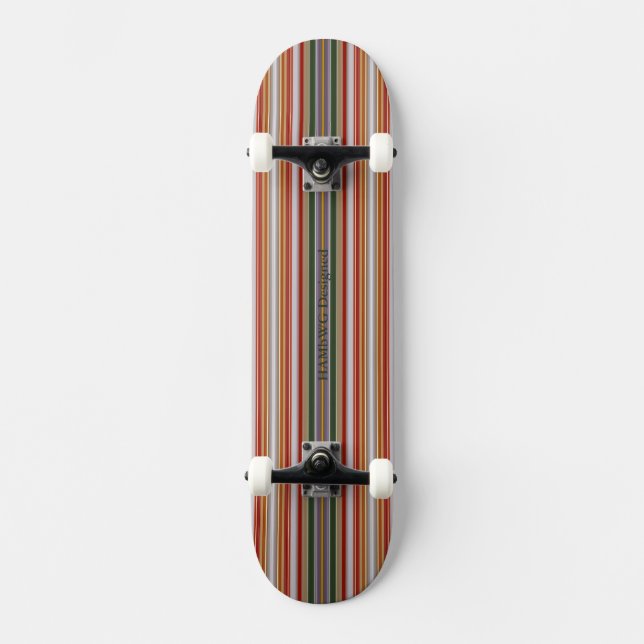 HAMbyWG - Skateboard - Green Opal Red Stripes (Recto)