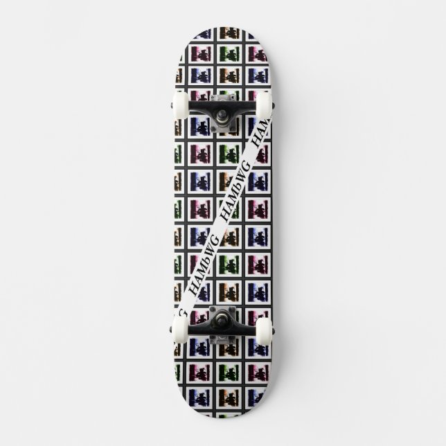 HAMbyWG - Skateboard - Ours en peluche - Image nég (Recto)