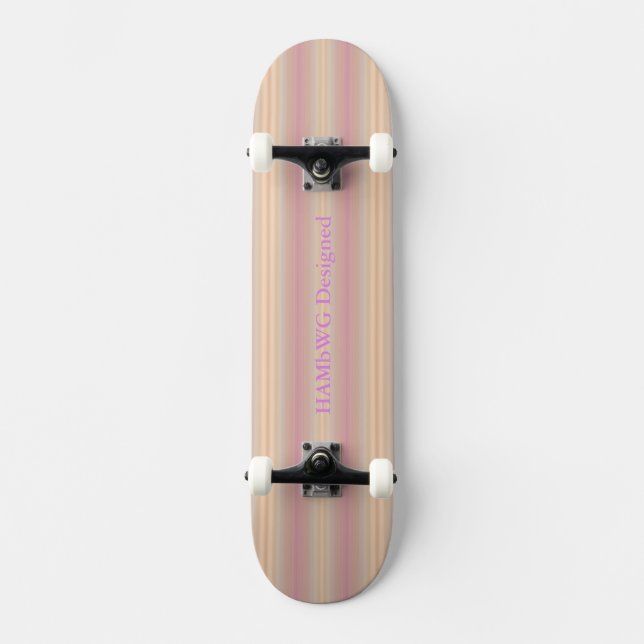 HAMbyWG - Skateboard - Peach Pink Violet Soft (Recto)