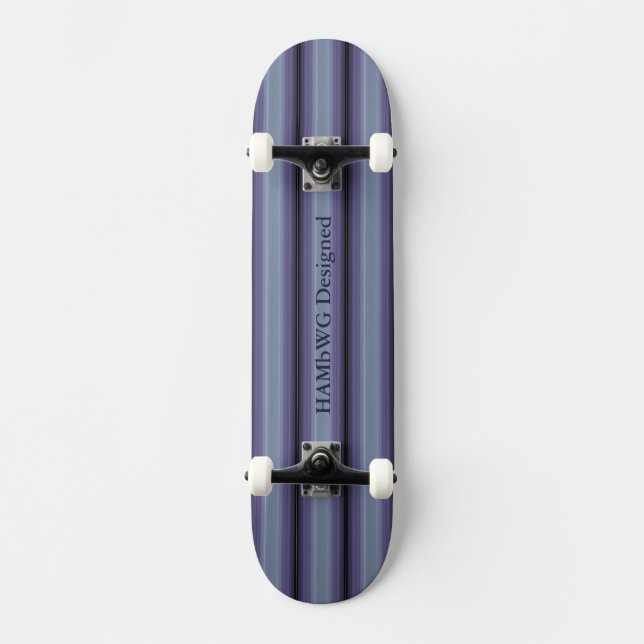 HAMbyWG - Skateboard - Plum & Purple Hues (Recto)