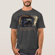 HAMbyWG - T-shirt noir pour hommes - Escalier