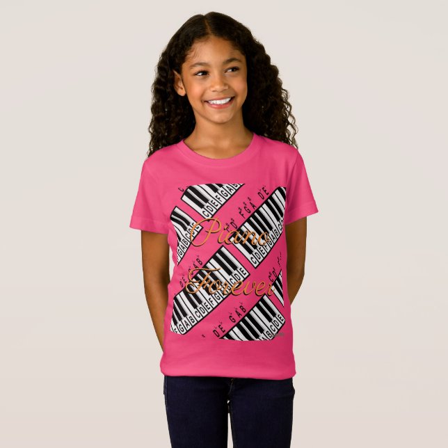 HAMbyWG - T-shirt - Piano Forever (Devant entier)