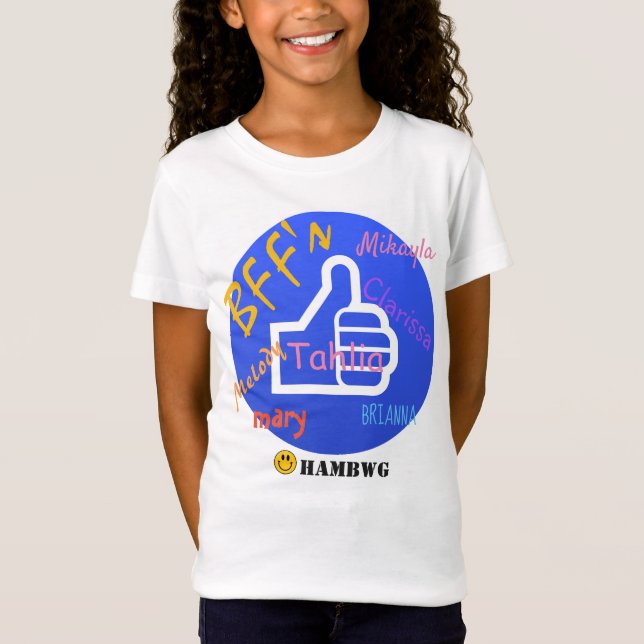 HAMbyWG - T-Shirts - BFF Like Emoji (Devant)