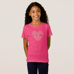 HAMbyWG - T-shirts - Coeur avec logo - rose