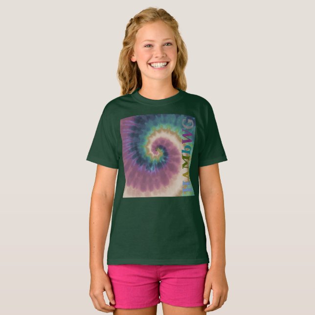 HAMbyWG - T-Shirts - Tie Dye Multi-Color Side Logo (Devant entier)