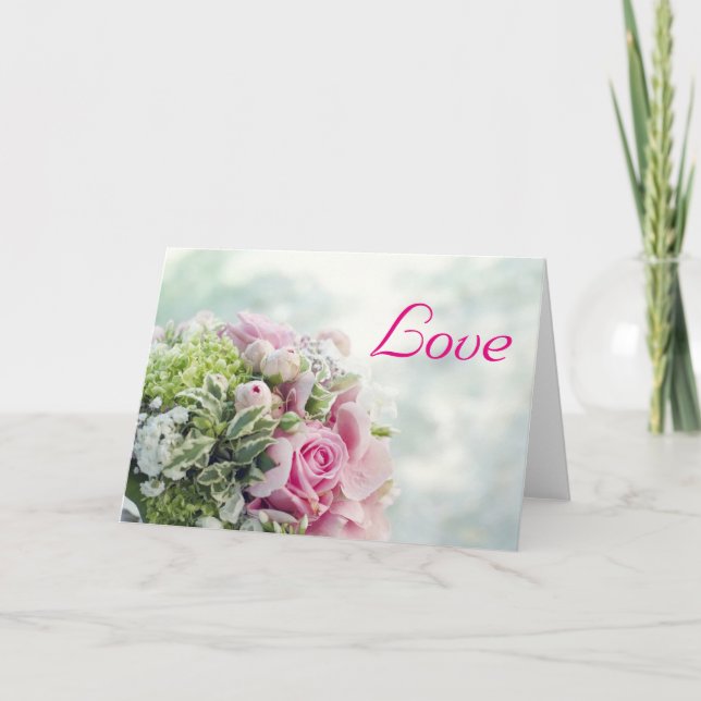 HAMbyWhiteGlove - Carte de voeux - Bouquet (Devant)