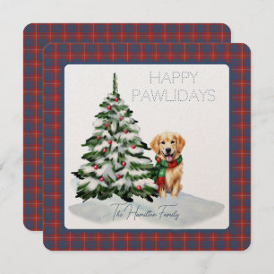 Hamilton habiller Tartan antique Happy Pawlidays C