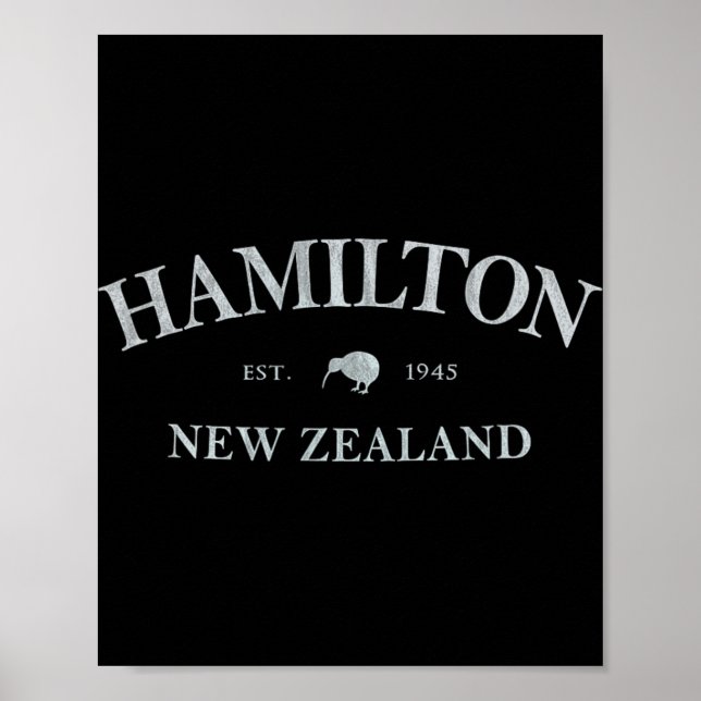 Hamilton Nouvelle-Zélande Hamilton Nz Impression G (Devant)