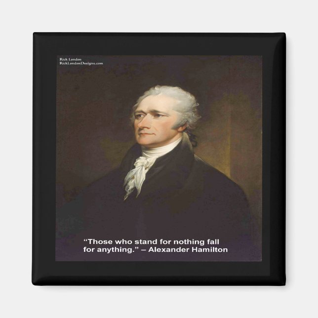 Hamilton "Tombez amoureux de tout" Magnet à citati (Devant)