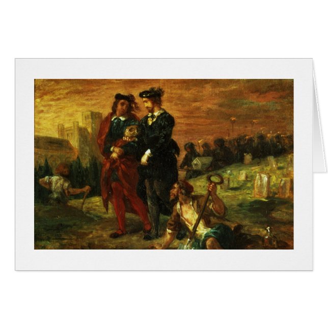 Hamlet et Horatio dans le cimetière, 1859 (huile (Devant horizontal)