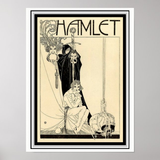 Hamlet William H. Robinson Poster 12 x 16 (Devant)
