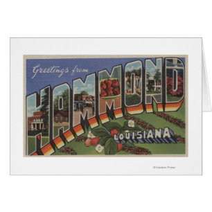 Hammond, Louisiane - Scènes de grandes lettres