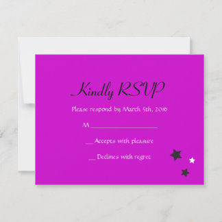 HAMSA BEAUTY Bat mitzvah - Carte de réponse