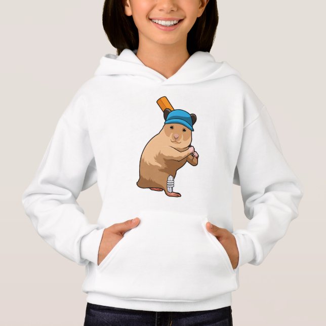 Hamster au cricket avec chauve-souris de cricket (Devant)