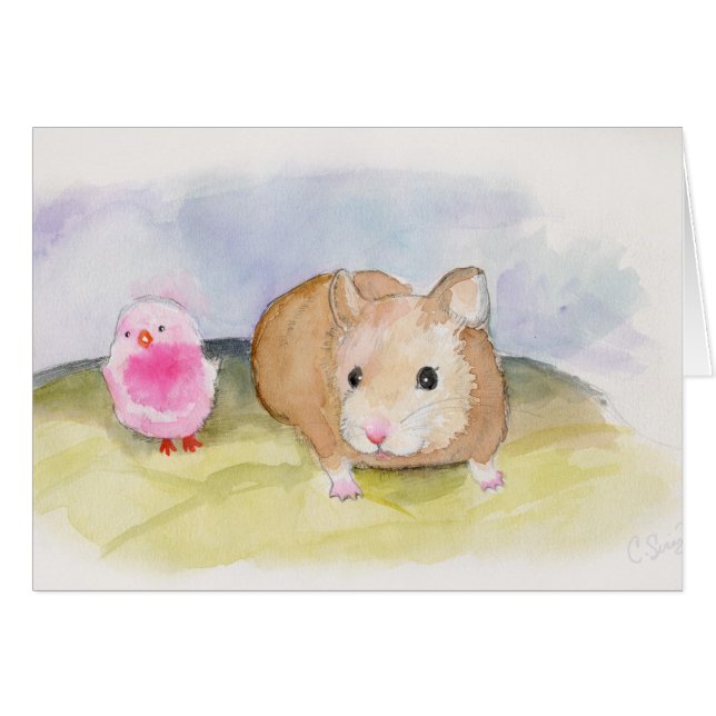 Hamster curieux (Devant horizontal)