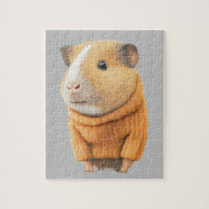 HAMSTER CUTE DANS SWEATER JIGSAW PUZZLE