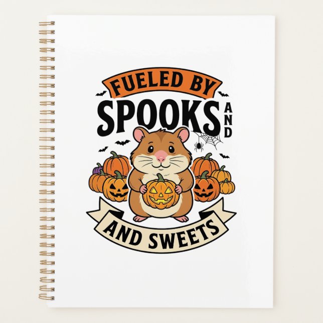 Hamster d'Halloween alimenté par les fantômes Drôl (Devant)