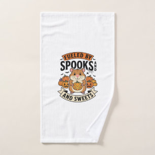Hamster d'Halloween alimenté par les fantômes drôl