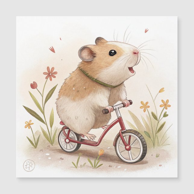Hamster En Vélo (Devant)
