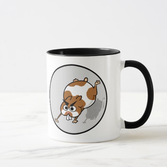HAMSTER GRAPHIQUE DRÔLE DANS LA TASSE DE SONNERIE (Droite)