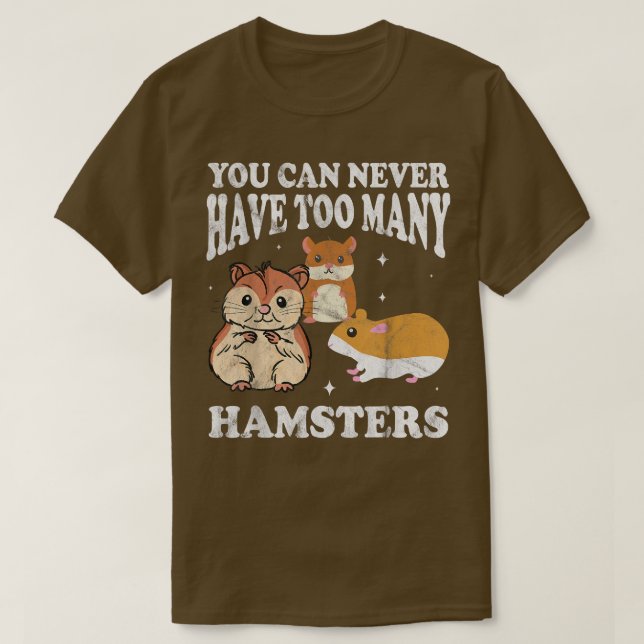 Hamster Tshirt Dwarf Guinea Pig Pet Rodent 2615  (Design devant)