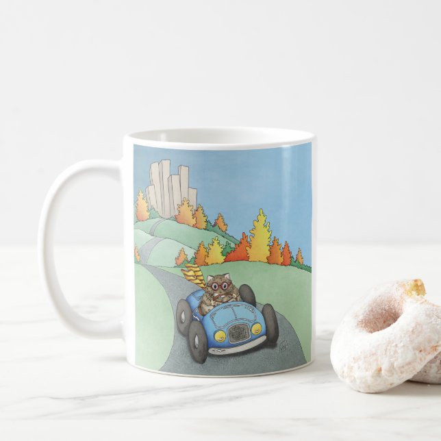 Hamster Weekend Getaway Coffee Mug (Avec donut)
