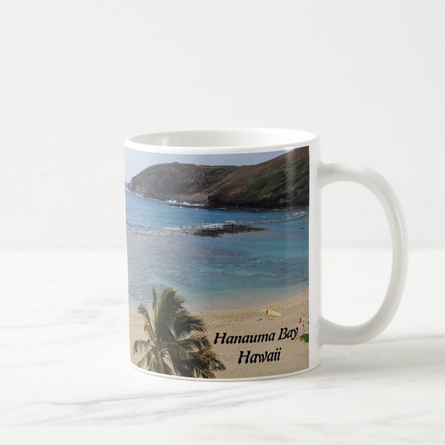 Hanauma Bay Beach, Hawaii Classic Mug (Droite)